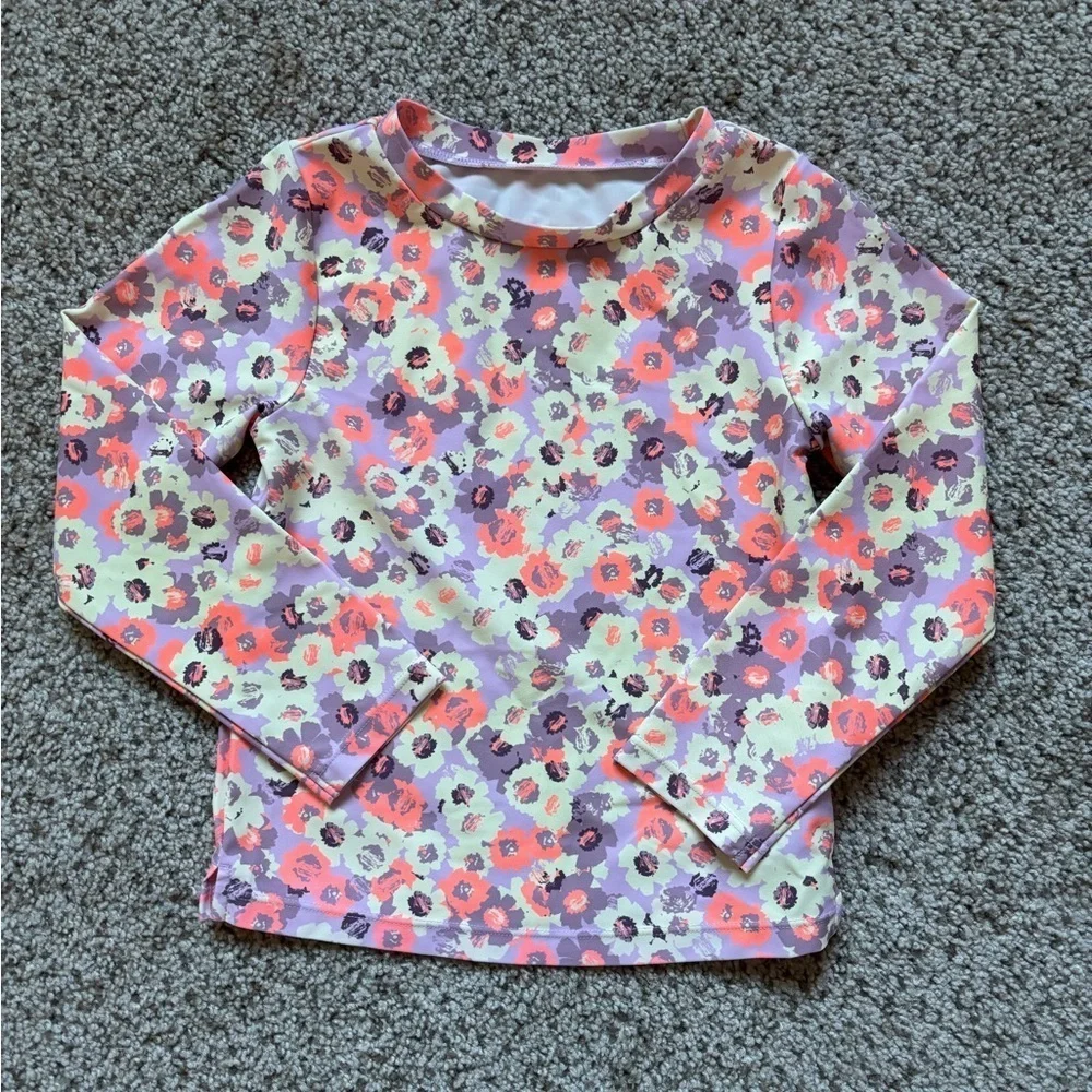 Baby Gap Floral Rash Guard Size 4T | swim | beach | swimming | summer | vacation